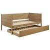 Calinda 300685 Wood Twin Daybed With Trundle - Natural image 3