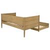 Calinda 300685 Wood Twin Daybed With Trundle - Natural image 5