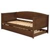 Bozeman 300686 Wood Twin Daybed With Trundle - Medium Walnut image 1