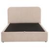 Anders 306037BEIF Upholstered Full Storage Lift Platform Bed - Beige image 3