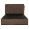 Anders 306037CHF Upholstered Full Storage Lift Platform Bed - Chocolate image 4