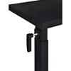Westpark 315856 Height Adjustable Mobile Bedroom C-Table - Black image 5