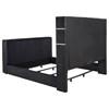 Tisdall 315868BLKKW California King Flame Visualizer TV Bed - Black image 5