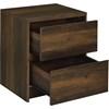Westpark 315882 2-drawer Nightstand LED Lights and USB - Dark Pine image 4