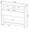 Westpark 315901F 49-inch Full Bookcase Headboard - Mango image 4