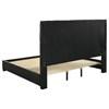 Medley 315911BLKKE Genuine Leather Eastern King Platform Bed - Black image 4
