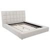 Dreux 315948CRMKE Upholstered Eastern King Panel Platform Bed - Cream image 3