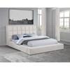 Dreux 315948CRMQ Upholstered Queen Panel Platform Bed - Cream image 6
