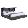 Dreux 315948GRYKW Upholstered California King Panel Platform Bed - Grey image 2