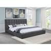 Dreux 315948GRYQ Upholstered Queen Panel Platform Bed - Grey image 5