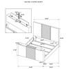 Tara 315994Q 61-inch Upholstered Queen Panel TV Bed - Grey image 14