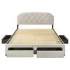 Marianna 316011KE 4-drawer Upholstered Eastern King Storage Bed - Cream image 10