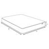 Hayes 350170KE Eastern King Firm Tight Top Hybrid Mattress - White image 5