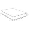 Hayes 350170T Twin Firm Tight Top Hybrid Mattress - White image 5
