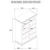 Sumerlin 460595CAP 6-drawer Bedroom Chest - Cappuccino image 13