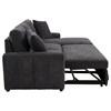 Pastrana 500359 Upholstered Sleeper Sectional Sofa RAF Chaise - Grey image 6