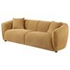 Aleisha 503061 Fabric Upholstered Sofa - Mustard Yellow image 2