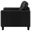 Scotland 504666 Faux Leather Upholstered Track Arm Chair - Black image 5