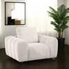 Burnett 504957 Chenille Upholstered Accent Chair - Ivory image 4