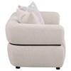 Jeanette 508962 73-inch Fabric Upholstered Round Arm Loveseat - Beige image 10