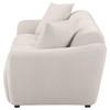 Destino 509301 Chenille Upholstered Splayed Arm Sofa - Greige image 2