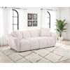 Destino 509301 Chenille Upholstered Splayed Arm Sofa - Greige image 3