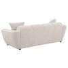 Destino 509301 Chenille Upholstered Splayed Arm Sofa - Greige image 4