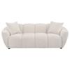 Destino 509301 Chenille Upholstered Splayed Arm Sofa - Greige image 5