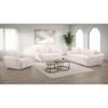 Destino 509301 Chenille Upholstered Splayed Arm Sofa - Greige image 8