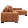 Octavia 509350 Upholstered Sectional Chaise Sofa - Orange image 8