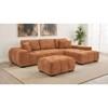 Octavia 509350 Upholstered Sectional Chaise Sofa - Orange image 9