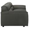 Buxton 509504 Top Grain Leather Upholstered Sofa - Graphite image 3