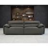 Buxton 509504 Top Grain Leather Upholstered Sofa - Graphite image 4