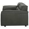 Buxton 509505 Top Grain Leather Upholstered Loveseat - Graphite image 3
