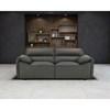 Buxton 509505 Top Grain Leather Upholstered Loveseat - Graphite image 4