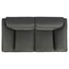 Buxton 509505 Top Grain Leather Upholstered Loveseat - Graphite image 5