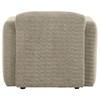 Dorset 509816 Fabric Upholstered Round Track Arm Accent Chair - Brown image 8