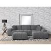 Octavia 509965 Upholstered Sectional Chaise Sofa - Charcoal Grey image 4