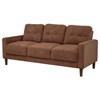 Bowen II 509971 Fabric Upholstered Track Arm Sofa - Rust image 7