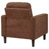 Bowen II 509973 Fabric Upholstered Track Arm Accent Chair - Rust image 5