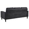 Bowen II 509981 Fabric Upholstered Track Arm Sofa - Steel Grey image 4