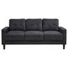 Bowen II 509981 Fabric Upholstered Track Arm Sofa - Steel Grey image 5