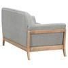Vaughn 511072 Fabric Upholstered Flared Arm Loveseat - Grey image 2