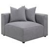 Jennifer 551595 Upholstered Corner Chair - Grey image 2