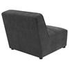 Sunny 552081 Upholstered Armless Chair - Dark Charcoal image 3