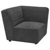 Sunny 552082 Upholstered Corner Chair - Dark Charcoal image 1