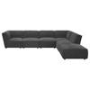 Sunny 552082 Upholstered Corner Chair - Dark Charcoal image 3