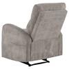 Hamilton 603373 Chenille Upholstered Manual Glider Recliner - Sand image 3