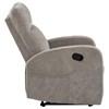 Hamilton 603373 Chenille Upholstered Manual Glider Recliner - Sand image 5