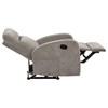 Hamilton 603373 Chenille Upholstered Manual Glider Recliner - Sand image 7